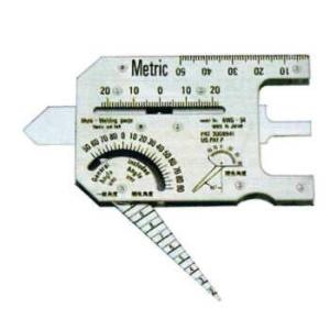 NWG-94　溶接開先ゲージ(溶接ビートの測定ゲージ、ステンレス製）　溶接作業でのあらゆる測定に　フジツール｜toolexpress