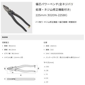 フジ矢 3020N-225BG 黒金 偏芯パワ...の詳細画像2