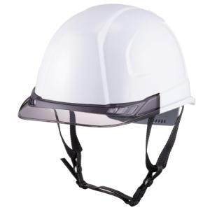 トーヨー No.395F-S 送風機内蔵ヘルメット ウィンディーヘルメット 白 ヒサシ:スモーク T...