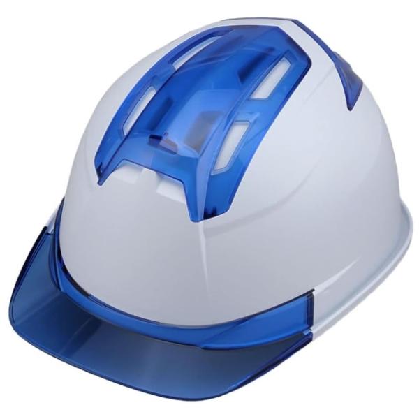 トーヨー Venti EM つや消しヘルメット No.396FEM-Bu-WH 白 ヒサシ/パネル:...