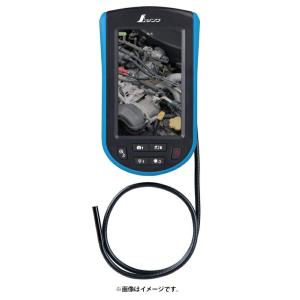 シンワ モニタリングスコープ D φ5.2 ポータブル4.3インチ液晶 74177 先端ツール+収納...