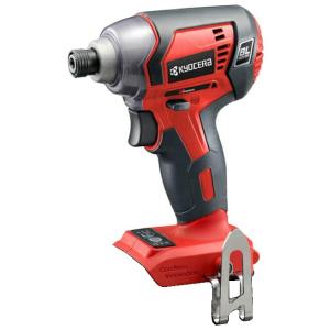 京セラ 充電式インパクトドライバー BID-1805 本体のみ 色調：赤 18V  