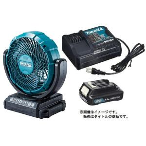 マキタ 充電式ファン CF101DSH 青 バッテリBL1015x1個+充電器DC10SA付 10.8Vスライド式バッテリ対応 makita オリジナルセット品｜toolking