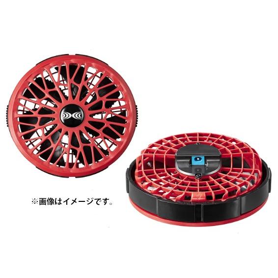 ワンタッチ薄型ファン 2個入 FA01012 レッド 単品 14.4V仕様 ワンタッチファン 821...
