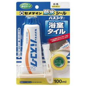 セメダイン HJ-153 バスコークN 100mL 白色 高機能性シリコーン系充てん材 CEMEDINE 385992 小型便 '