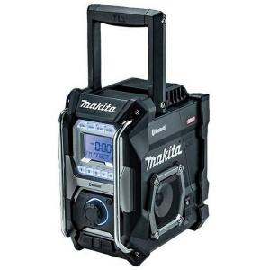 (マキタ) 充電式ラジオ MR002GZB 黒 本体のみ 大型スピーカ×2 AC100V 10.8V...