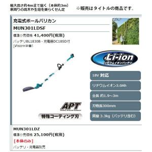 個人宅不可 マキタ 充電式ポールバリカン MU...の詳細画像1