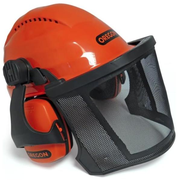 オレゴン 562413 ヘルメット ワイポア オレンジ イヤマフ・フェイスシールド付 OREGON ...