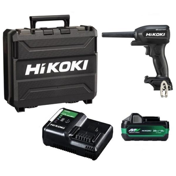 HiKOKI コードレスエアダスタ RA18DA(NNBL)+バッテリBSL36A18X+充電器UC...