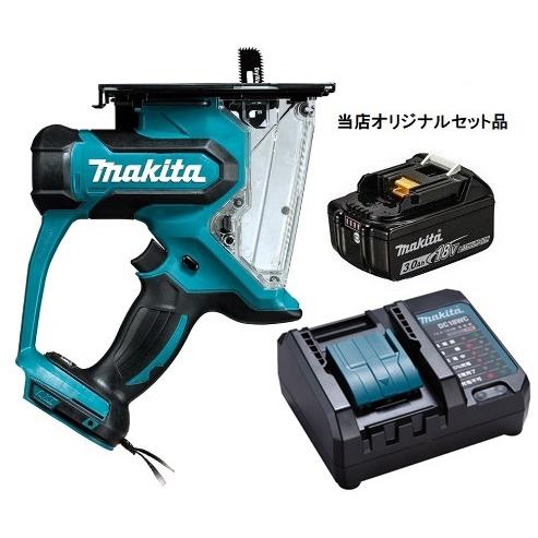 マキタ 充電式ボードカッタ SD180DZ+バッテリBL1830B+充電器DC18WC付 18V対応...