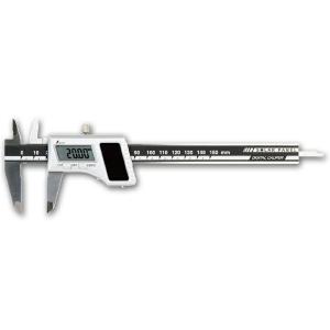 シンワ デジタルノギス 150mm ソーラーパネル 19983 収納ケース付 測定範囲0.01〜15...
