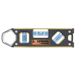 シンワ 73484 仮設工レベル STRONG-MAG150mm ゴールド マグネット付 本体サイズ...