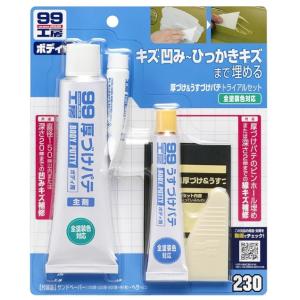 ソフト99 厚づけ＆うすづけパテトライアルセット 商品コード09230 SOFT99 小型便 在庫