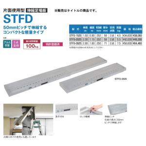 超軽量 片面使用型 ピカ 伸縮足場板 STFD...の詳細画像2