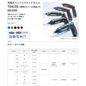 マキタ TD023DZAP 充電式ペンインパク...の詳細画像1