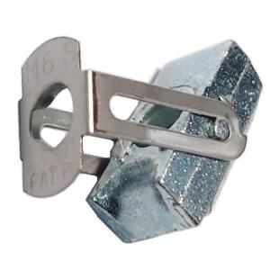 ワカイ 金属薄鋼板用ターンナット TN-6S 0.5〜6.0mm厚用 10個 手の入らない中空壁・箱...