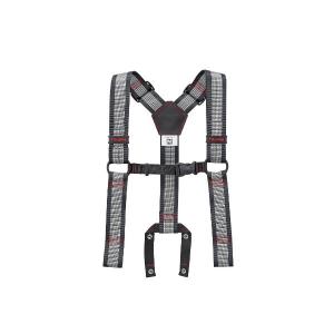 タジマ ハーネスGS 平ロープ ダブルL1セット A1GSLFR-WL1BK サイズL 黒