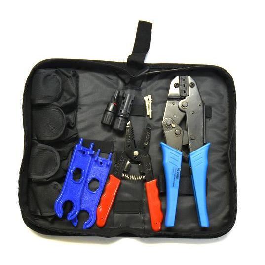 送料無料　太陽光 ソーラーパネル 接続用 MC4 コネクタ 専用 工具セット ケース付き