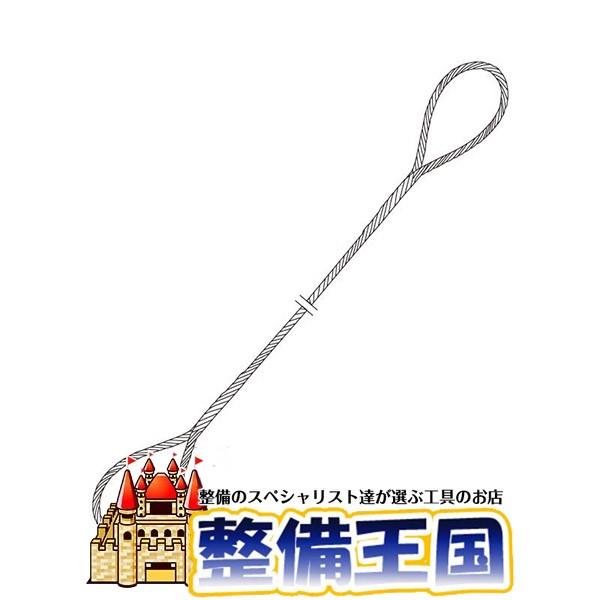 コンドーテック 6×25 裸 玉掛ワイヤ アイスプライス加工 12mm×2.5m