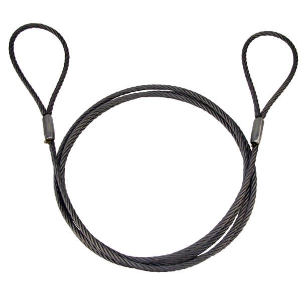 玉掛けワイヤー ロック止め加工 9mm 3m ※