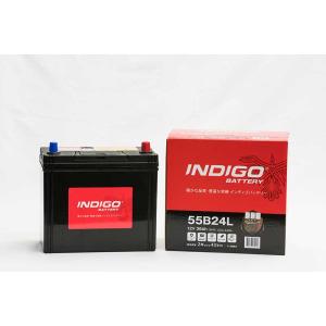 【INDIGO】インディゴバッテリー　国産車用　ＣＭＦ　５５Ｂ２４Ｌ　28909