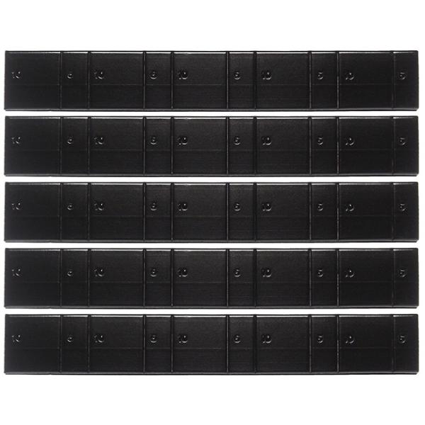 超薄型貼付ウエイト5/10g 黒塗装3kg（75kg×40）