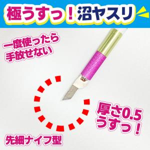 ※5本セット※極ぼそっ！沼ヤスリ 線径0.5Φ ＃600 ペン付き アイガーツール 極ぼそッ！沼ヤスリ 角芯 線径0.5Φ #600 EDE5
