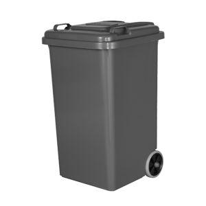 DULTON 100-198GY PLASTICTRASHCAN65LGRAY