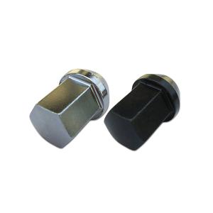 ホイールナット クロモリ 袋 17HEX 31mm l 17mm m12 p1.25 ナット 黒 レーシングナット スチール