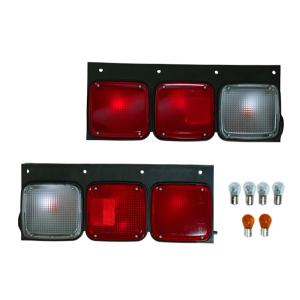 トラックのテールランプ 4個セット 大型トラック 1面 クリア テールランプ 左右セット 国内4メーカー 2連