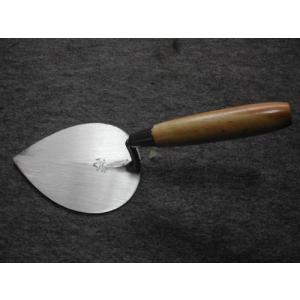 左官鏝 東京西勘 煉瓦鏝　桃型　鋼製｜toolshop