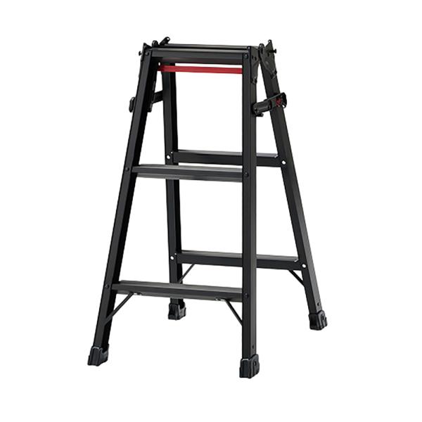 脚立 RHB-09 はしご兼用脚立 BLACK LABEL ブラックレーベル 3段 3尺 ワンタッチ...