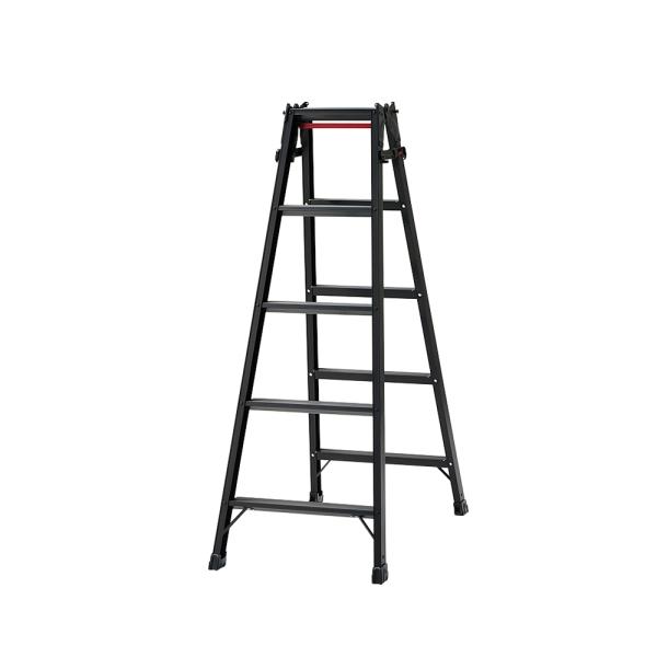 脚立 RHB-15 はしご兼用脚立 BLACK LABEL ブラックレーベル 5段 5尺 ワンタッチ...