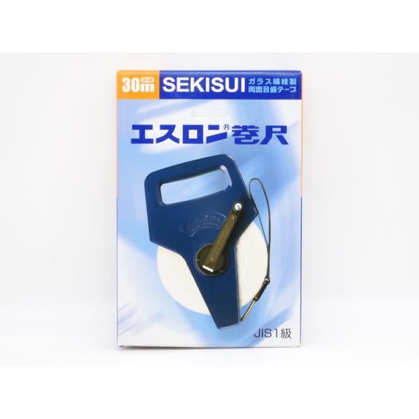 セキスイ　ガラス繊維製巻尺エスロン巻尺１２型　30m　30-R