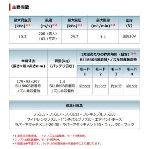 マキタ 18V 充電式エアダスタ AS180D...の詳細画像1
