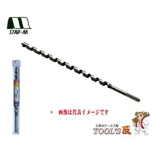 スターエム 木工錐 No.4L ロングドリル400L 6mm 4L-060｜toolstakumi