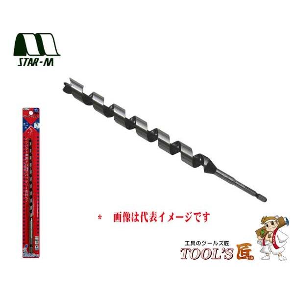 スターエム 木工錐 No.7L インパクトビット ロング 4mm 7L-040