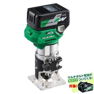 HiKOKI　マルチボルト電池がもう１つ ついてくる コードレストリマ　M3608DA(XP)　2.5Ahモデル