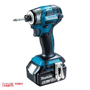 マキタ 18V 充電式インパクトドライバ TD173DX 青 6.0Ahバッテリ2個・ケース付/※充電器不付｜toolstakumi