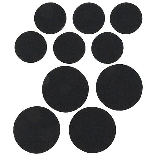 くつした穴補修シールあなぺた  マルガタシート クロ