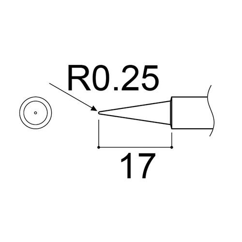 ハッコー  プレスト用コテ先  980-T-BIP