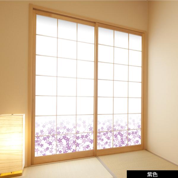 プリント障子紙  張りやすい障子紙  花柄2