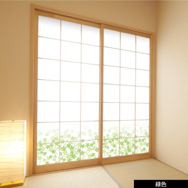 プリント障子紙  破れない障子紙  花柄2