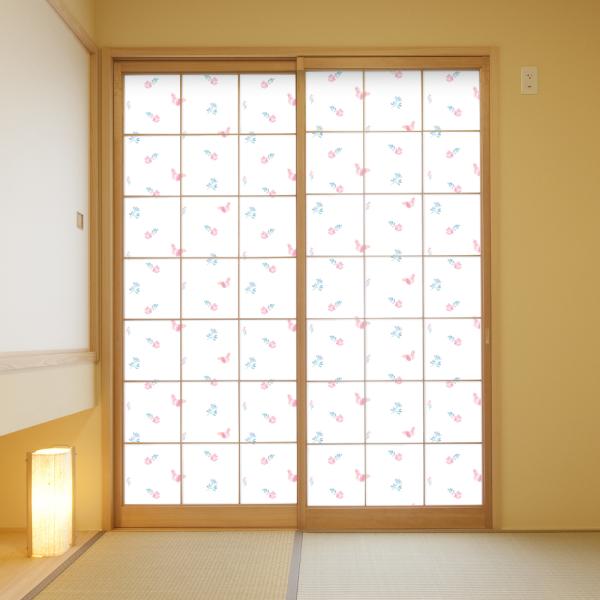 プリント障子紙  破れない障子紙  花柄9