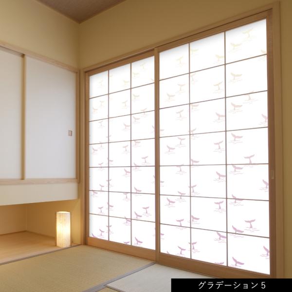 プリント障子紙  破れない障子紙  クジラのシッポ