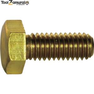 TRUSCO:TRUSCO 六角ボルト 黄銅全ねじ M6×45 5本入 Y501-0645 オレンジブック 2430607