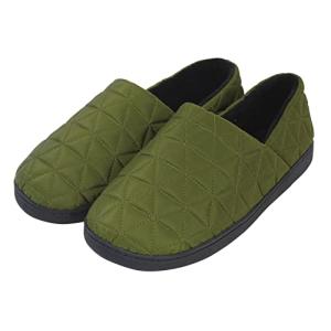 ZIP CORPORATION モックシューズ レディース おしゃれ アウトドア スニーカー 秋冬 あったか キルト ダウン 内側 ボア カーキ