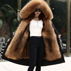 レディース モッズコート 裏起毛　毛皮コート レディース