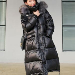 ダウン90%  秋冬　ロングダウンコート レディース ダウンコート ロング  フード付き  レディース ダウンジャケット ロングコート アウター ダウン 軽量