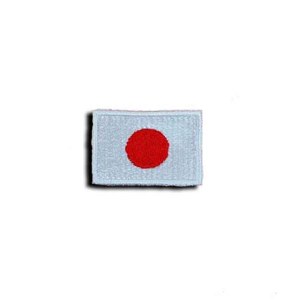 c-flag-4【日の丸】日本 2.7×4　刺繍 国旗ワッペン 卒業記念 小